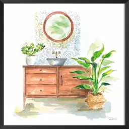 Greenery bath - poster plantes