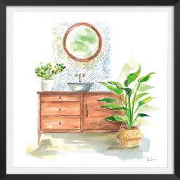 Greenery bath - poster plantes