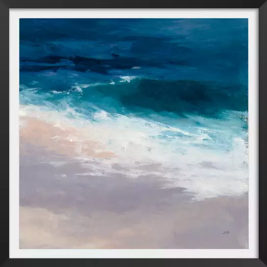 Marée du soir - tableau paysage mer