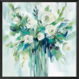 Bouquet de fleurs en aquarelle - tableau peinture fleurs