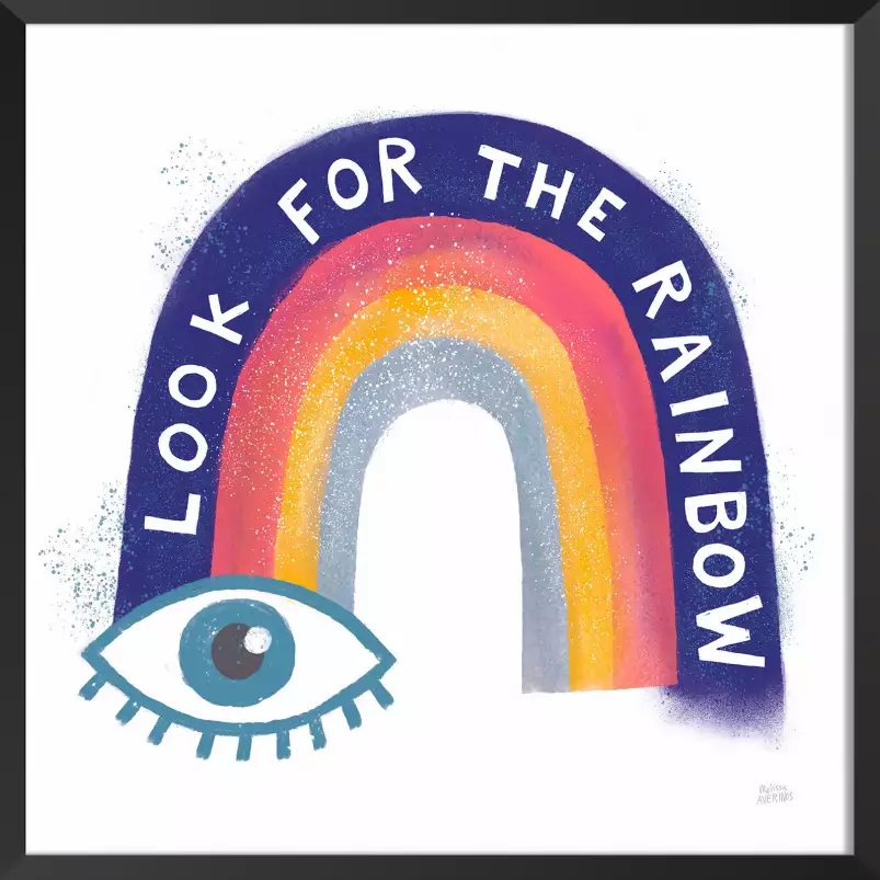 Look for the rainbow - arc en ciel pastel