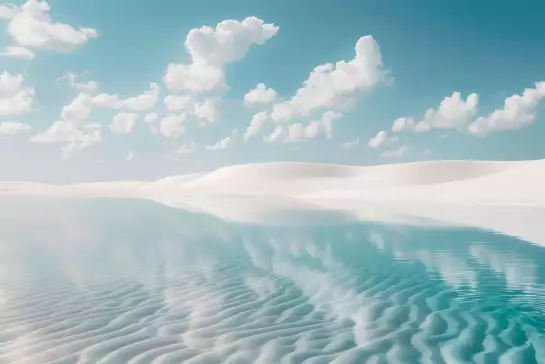 La maison de sable - papier peint mer plage