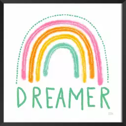 Dreamer graphic - arc en ciel pastel