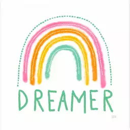 Dreamer graphic - arc en ciel pastel