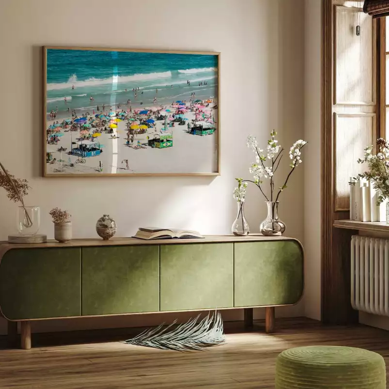 Beach time Copacabana - affiche bord de mer