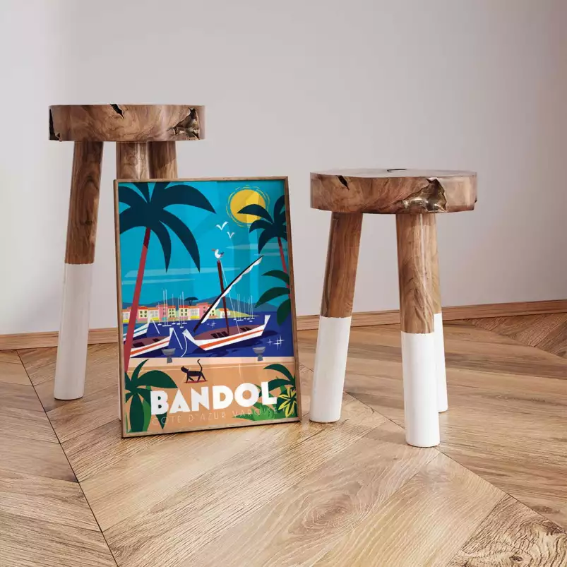 Bandol - affiche ville