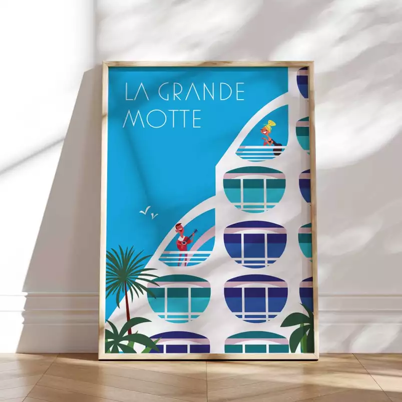 La Grande Motte - affiche ville