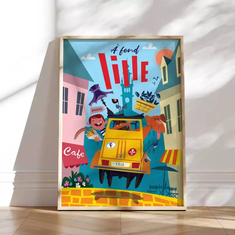 Lille - affiche ville