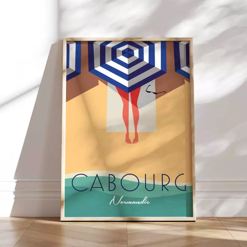 Cabourg - affiche ville