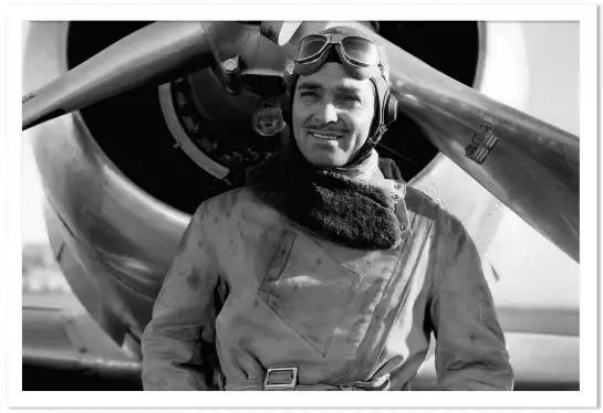 Clark Gable - affiche acteurs et actrices celebres