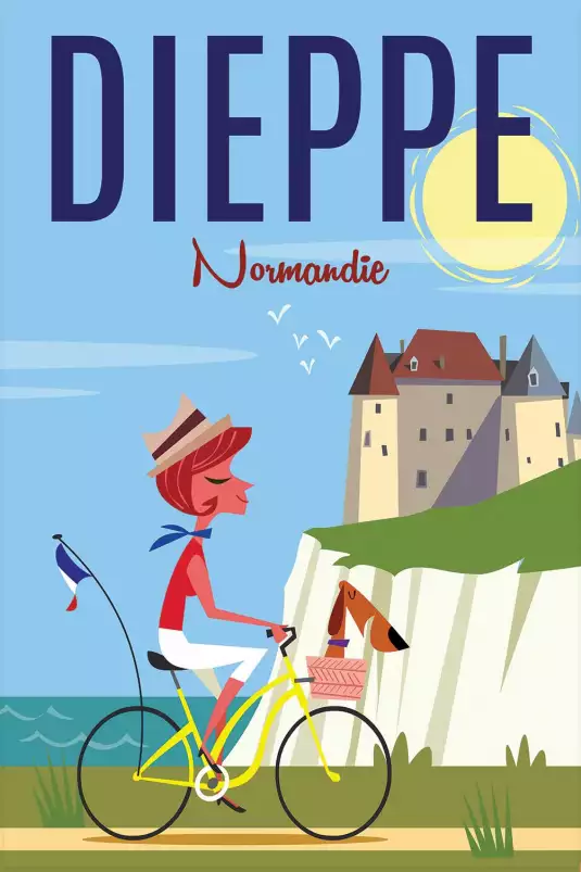 Dieppe - affiche ville