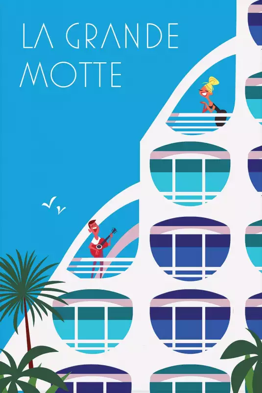 La Grande Motte - affiche ville