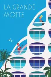 La Grande Motte - affiche ville
