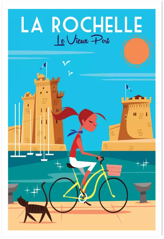 La Rochelle - affiche sud ouest La Rochelle - affiche sud ouest