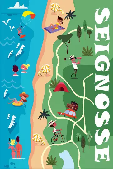 Seignosse - affiche landes
