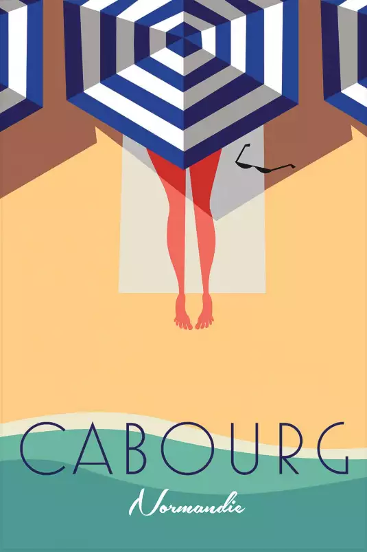 Cabourg - affiche ville