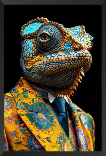 Cameleon wild suits - tableau animaux habillés