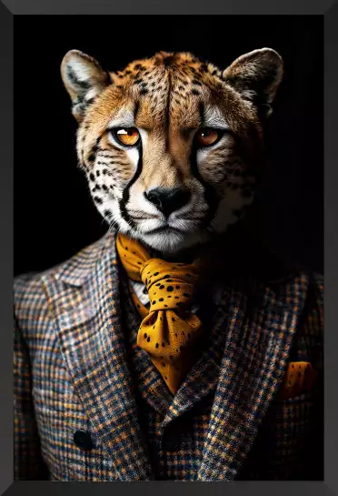 Guepard wild suits - tableau animaux habillés
