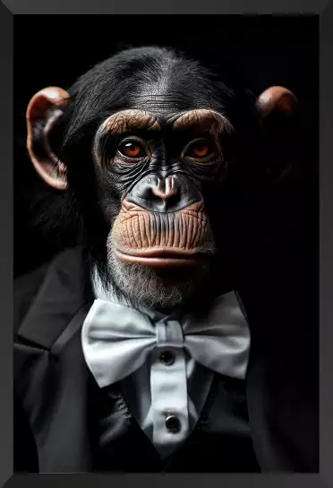 Chimpanzé wild suits - tableau animaux habillés