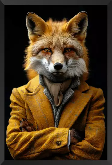 Renard wild suits - tableau animaux habillés