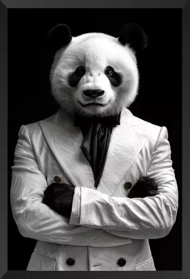 Panda wild suits - tableau animaux habillés