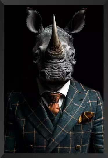 Rhino wild suits - tableau animaux habillés