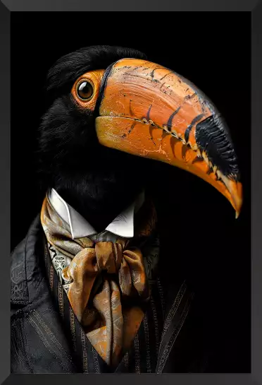 Toucan wild suits - tableau animaux habillés