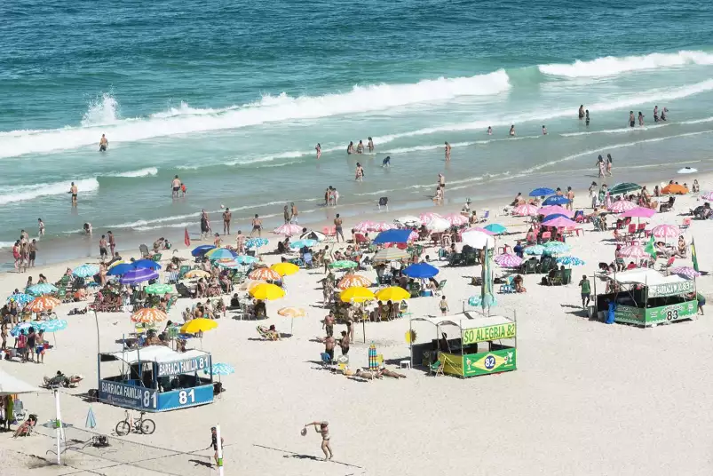 Beach time Copacabana - affiche bord de mer