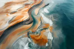 Fleuve Rio Negro Bresil - affiche mer