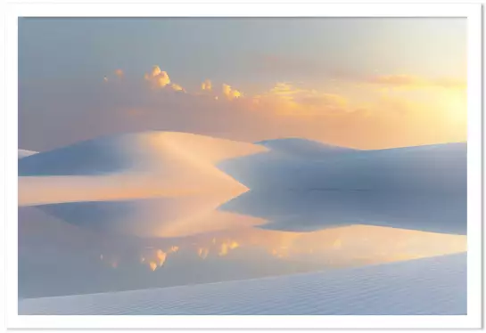 Lagune pastel au Bresil - affiche mer
