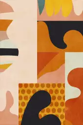 Composition Bauhaus - affiche art abstrait
