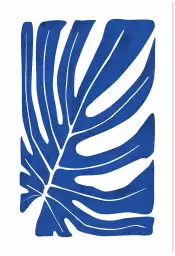 Algue bleue - affiche art abstrait Algue bleue - affiche art abstrait