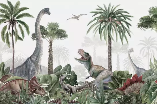 Triceraptor et Cie - affiche dinosaure