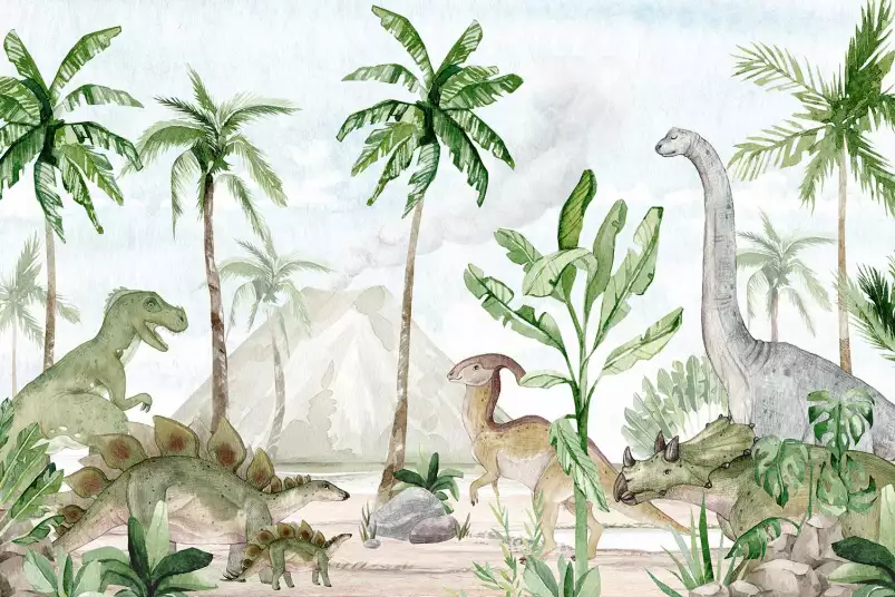 Au pays des dinos - affiche dinosaure