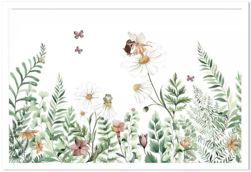 Clochette et Rainette - affiche chambre fillette