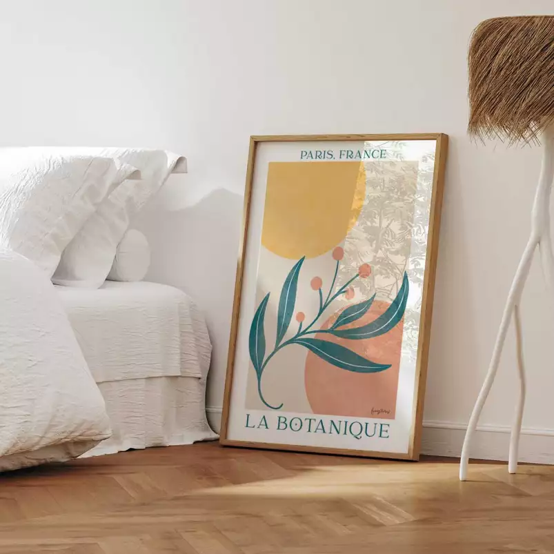 La botanique - affiche plantes