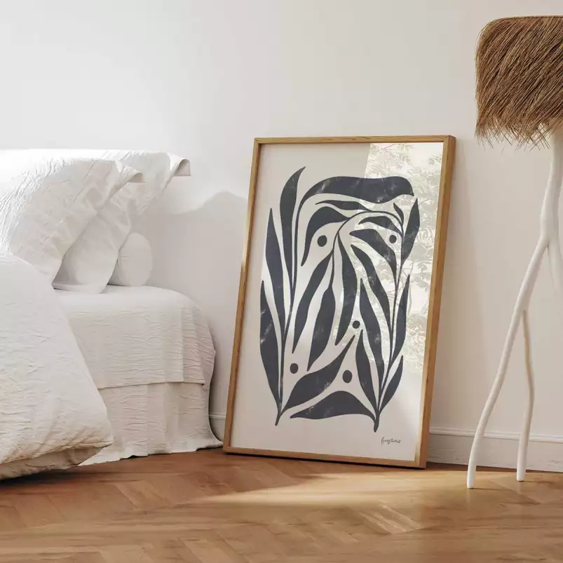 Fleural lignée - affiche plantes