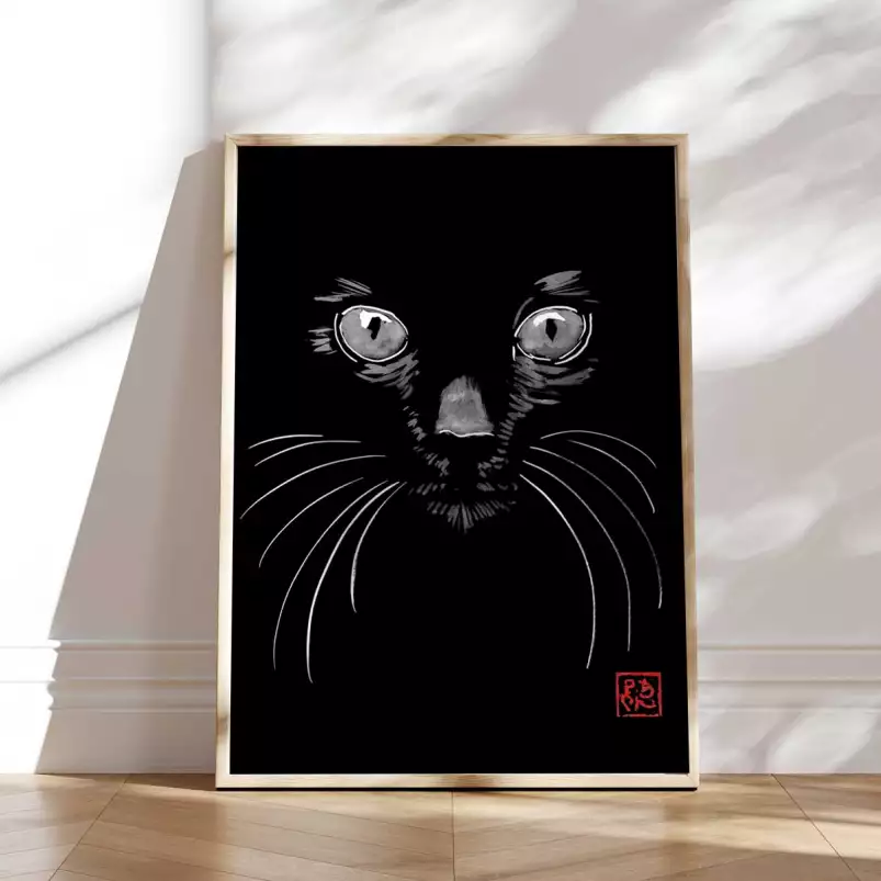 Kuro Neko - affiche de chat