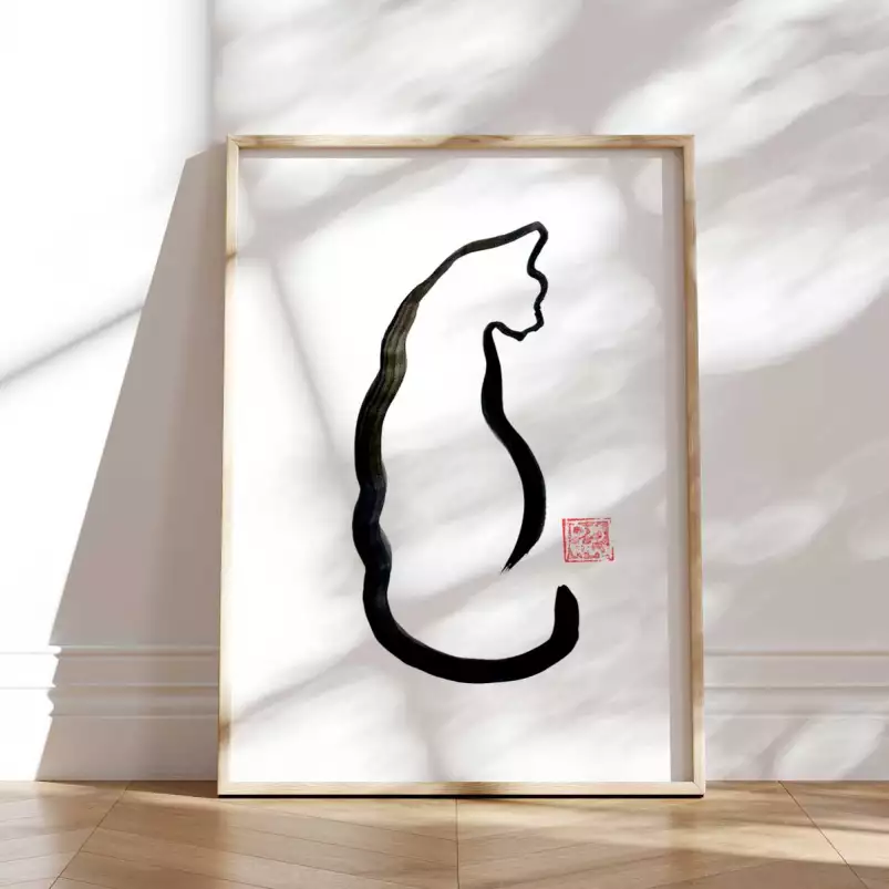 Le chat ninja - affiche de chat