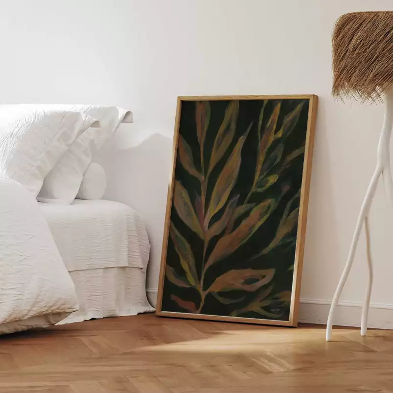Floral bloom - affiche plante verte