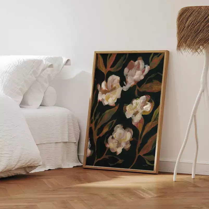 Floral rêverie - affiche de fleurs