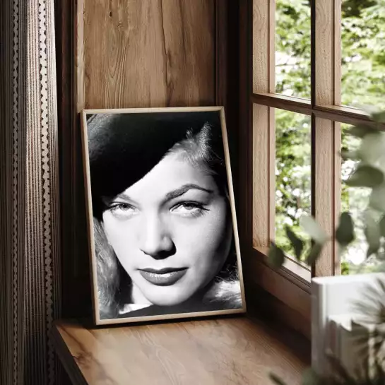 Lauren bacall - affiche acteurs et actrices celebres