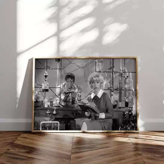 Docteur Jerry et Mister Love - affiche tournage de cinema