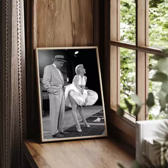 Marilyn Monroe - affiche tournage de cinema