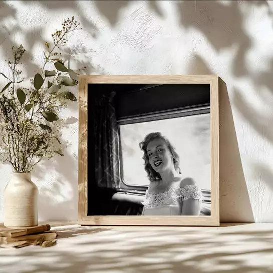 Marilyn Monroe jeune - affiche acteurs et actrices celebres