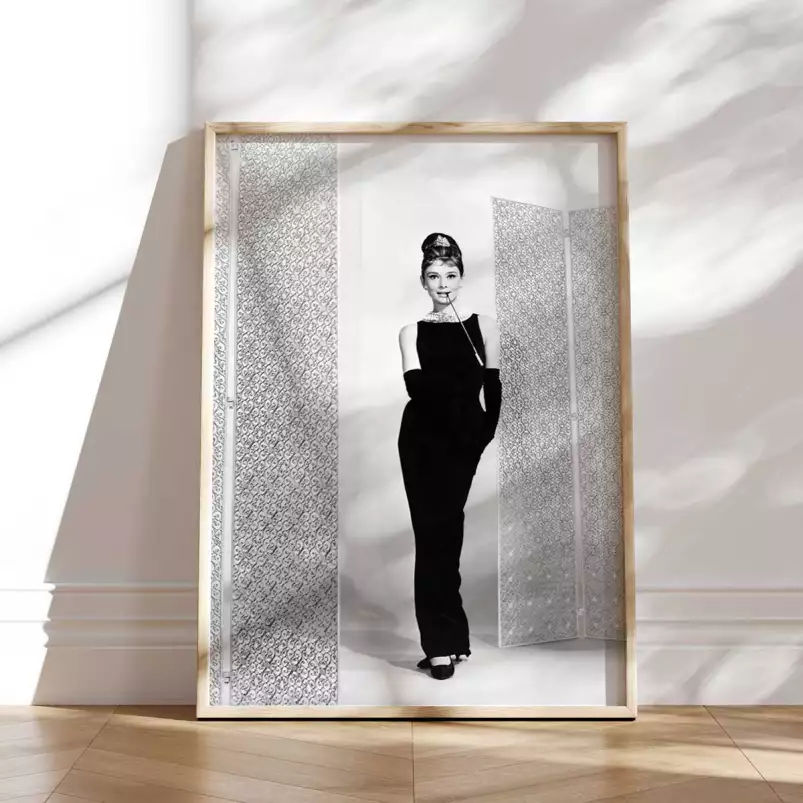Audrey Hepburn - affiche acteurs et actrices celebres