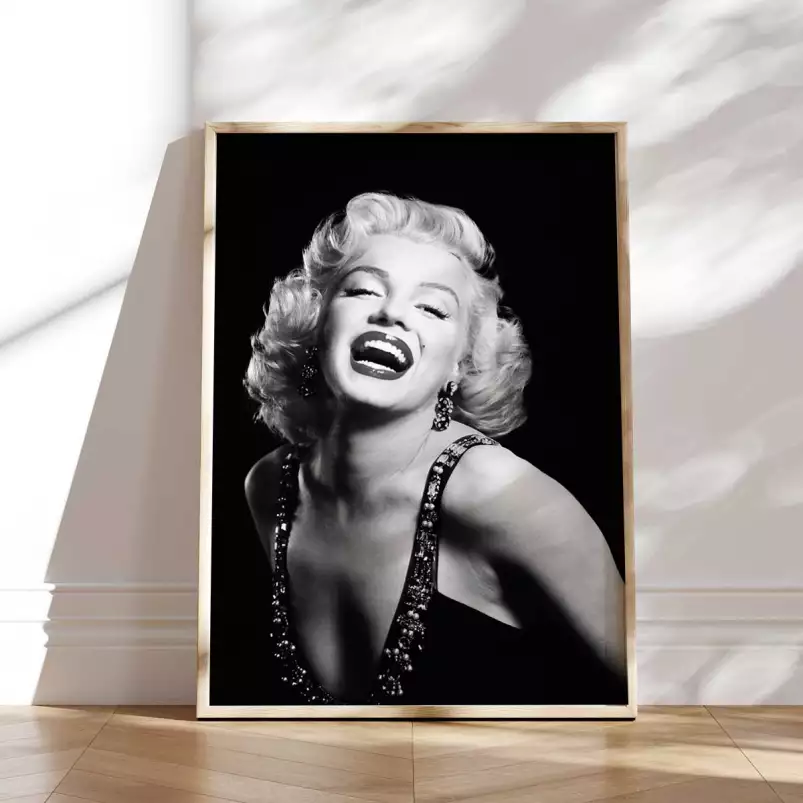 Marilyn Monroe Lipstick | Affiches d'actrice célèbre - affiche acteurs et actrices celebres