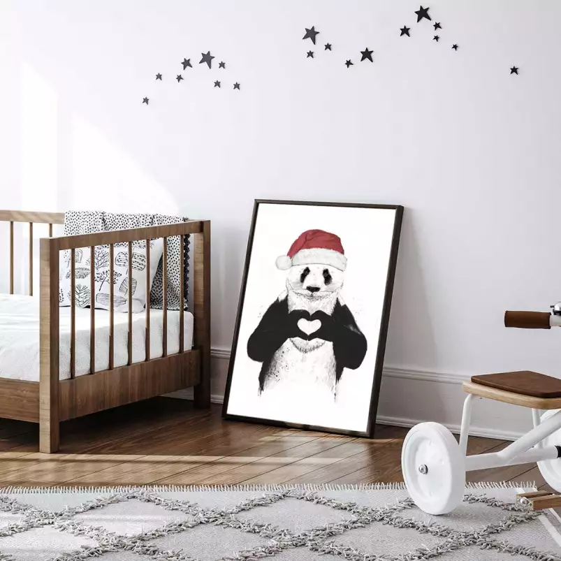 Panda Noel | Affiche humoristique | Affiches et tableaux - affiche humouristique