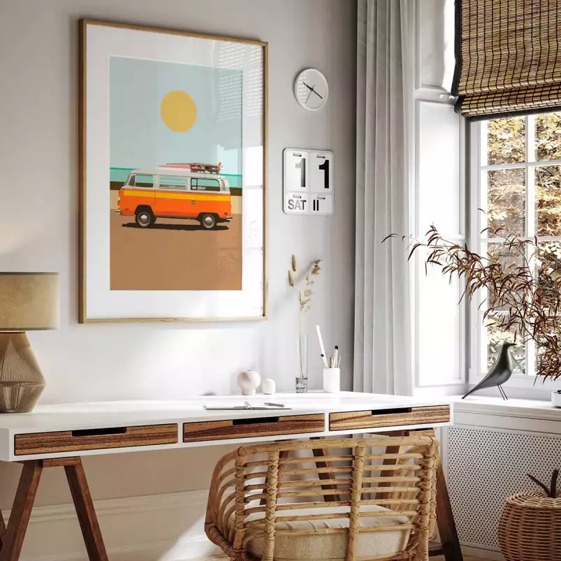 Van life - affiche de vehicule