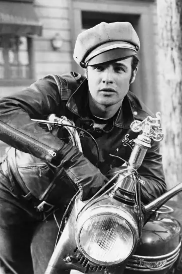 Marlon Brando en Triumph - affiche acteurs et actrices celebres